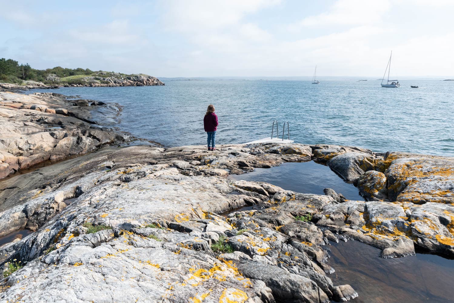 paysage île de Donsö dans l'archipel de Göteborg