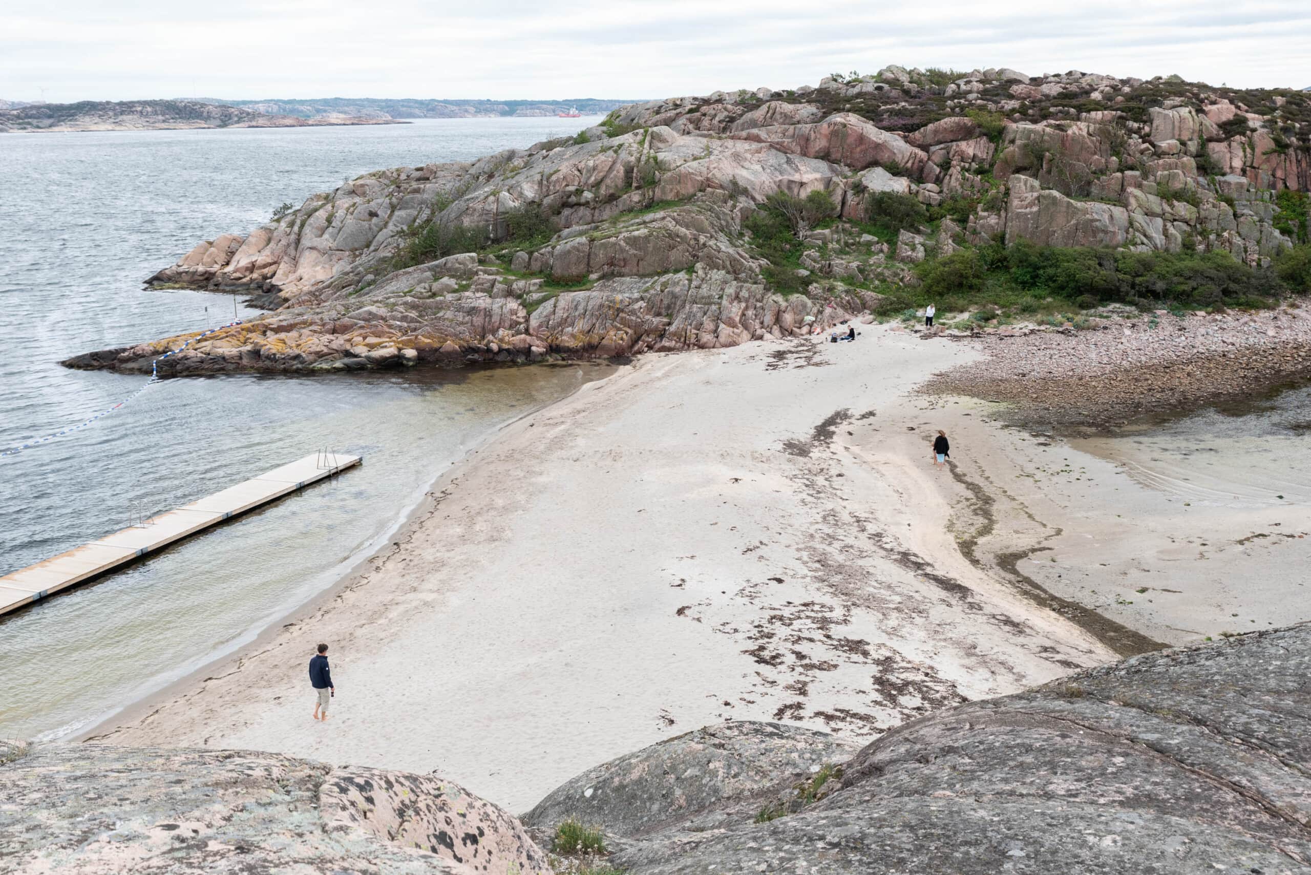 randonnée sur l'île de Bohus Malmön suède