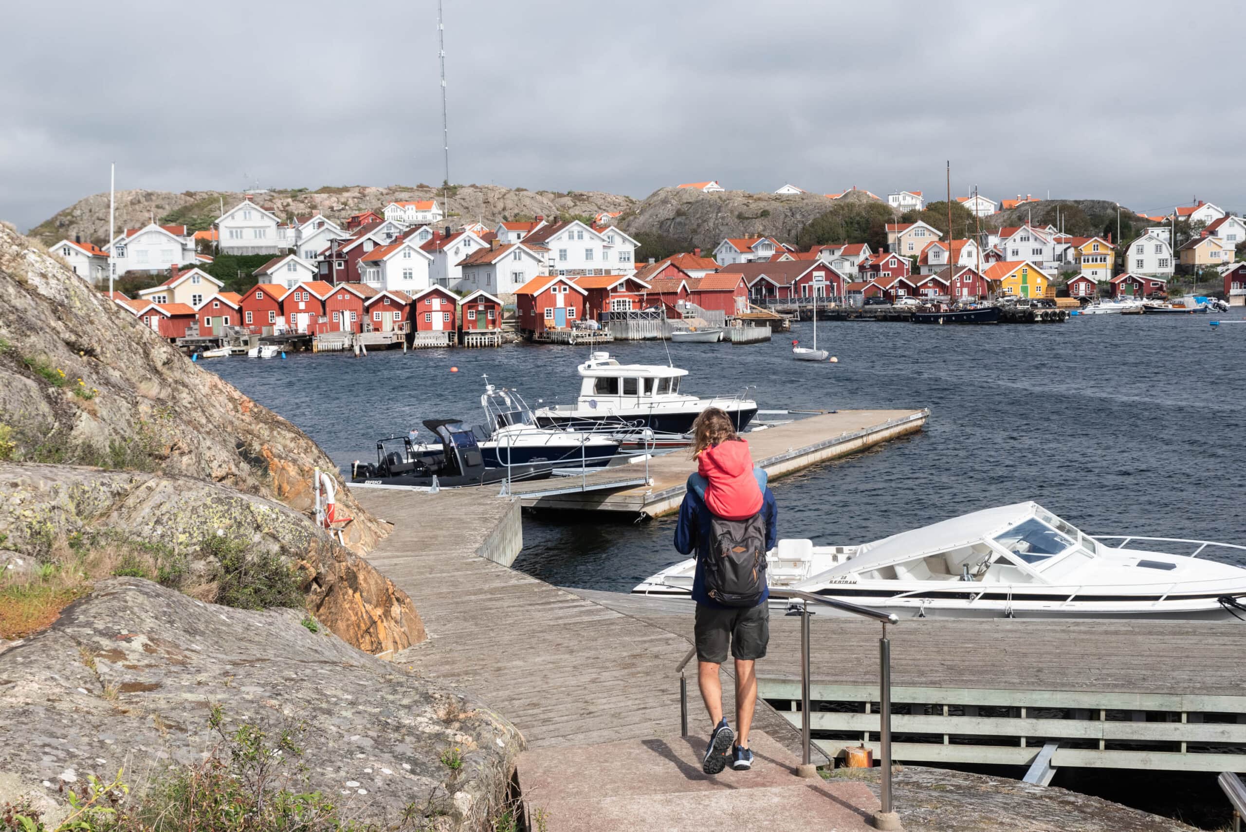 village coloré Hälleviksstrand