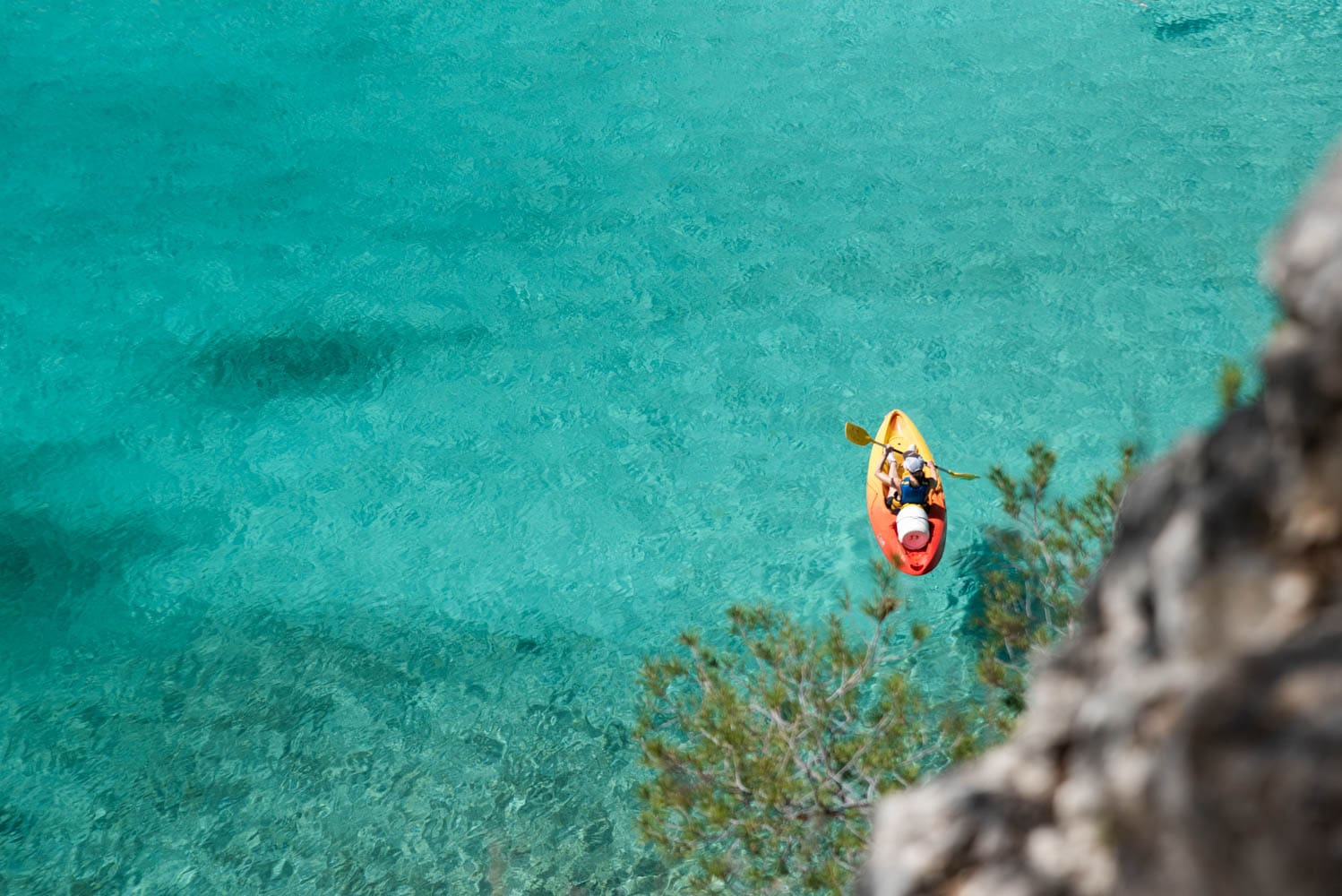 eau translucide calanque cassis