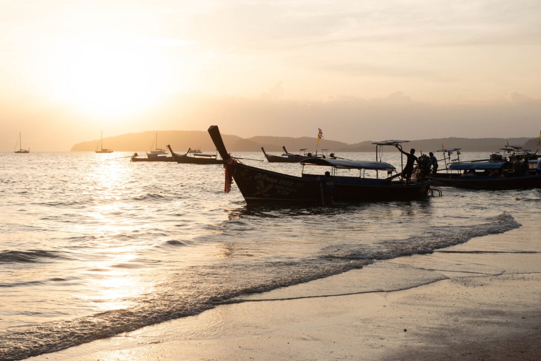 coucher de soleil en thaïlande