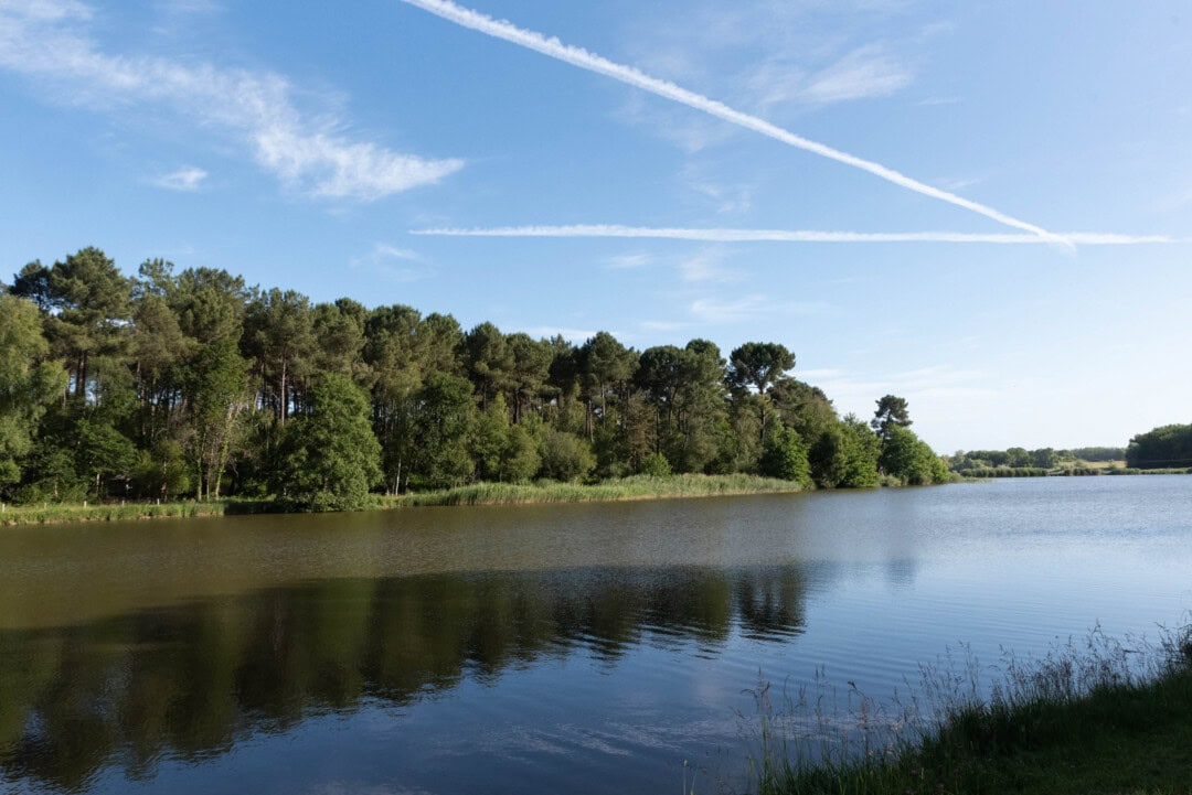 lac rille vue depuis huttopia