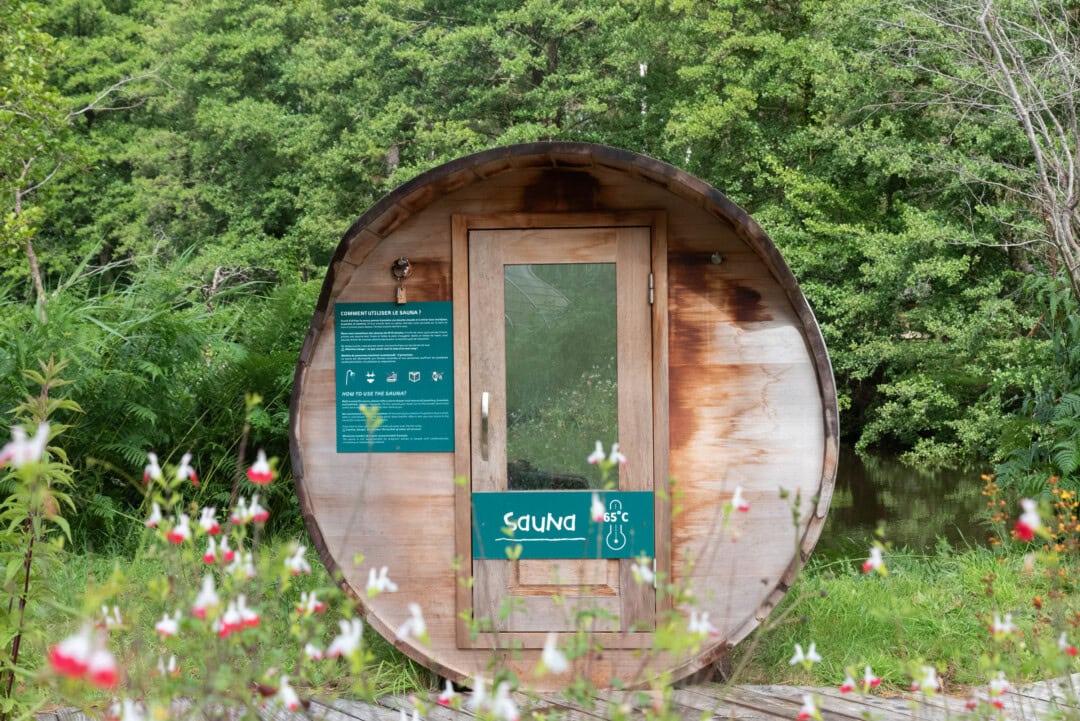 sauna huttopia lac rille