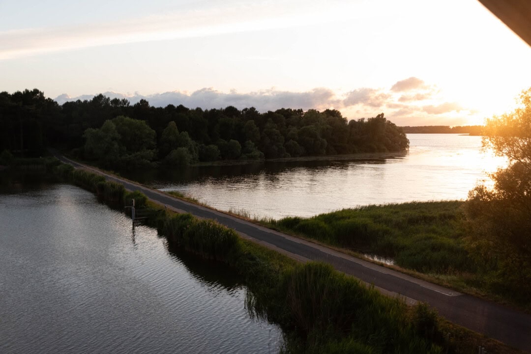 vue depuis la tour observation lac rillé